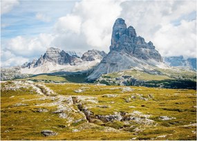 Tablou pe sticlă - Dolomite italiene (70x50 cm)