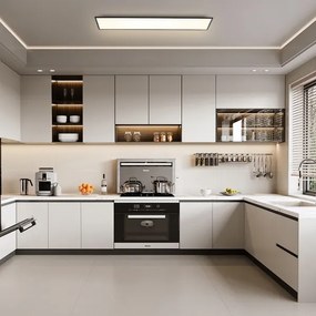 Plafonieră LED dimabilă Brilagi SLIMFRAME LED/58W/230V 120x30 cm negru + telecomandă