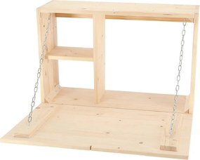 Masă de bar pentru grădină din lemn de pin 56x58 cm Baar – Esschert Design