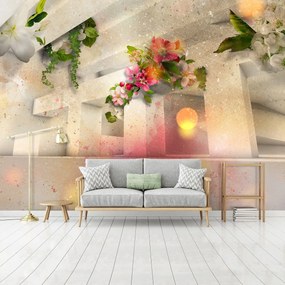 Fototapet - Flori 3D (254x184 cm)