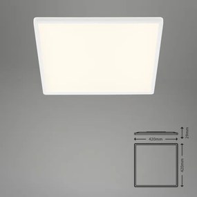 Plafonieră LED SLIM LED/22W/230V 42x42 cm Briloner 7158-416