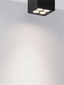 Plafoniera/Spot LED iluminat exterior IP54 SIMPLY negru