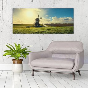 Tablou - Mori de vânt (120x50 cm)