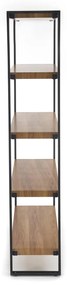 Raft Bolivar REG2 stejar auriu/negru H155 cm