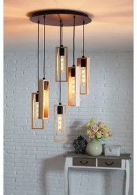 Eglo 49549 - Lustră pe cablu LITLETON 6xE27/60W/230V