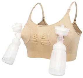 SUTIEN 2 IN  1 - ALAPTARE SI SUSTINERE POMPA SAN  (BEJ) - BUFNITEL BEBE (BUF001)