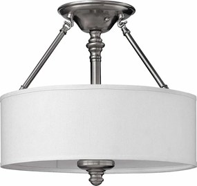 Hinkley HK-SUSSEX-SF - lustră aplicată SUSSEX 3xE27/60W/230V, crom mat