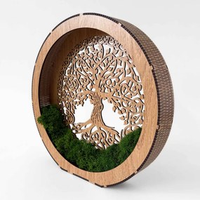 SENTOP | Lampă de masă Arborele Vieții cu mușchi | ZIVENA