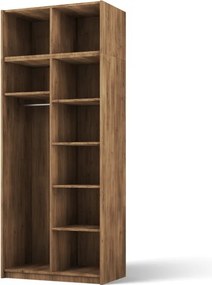 Dulap Alera II with top extension – Hinged – cu oglindă – 100x58x250 cm – Stejar Artisan – Alera II with top extension – Hinged Dulap – Varianta 2