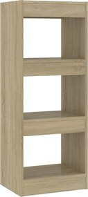 vidaXL Bibliotecă/Separator cameră, stejar sonoma, 40x30x103 cm, PAL