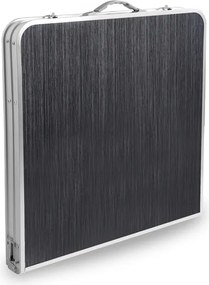 Masă de camping pliabilă cu scaune - set pentru drumeții pentru 4 persoane Negru