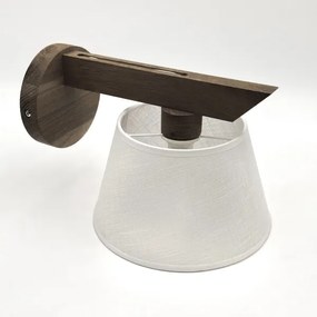 Aplică LED Brilagi ANTHONY 1xE14/40W/230V stejar nuc/alb