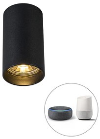 Spotlight modern inteligent negru cu WiFi GU10 - Tuba
