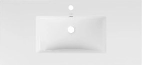 Mexen Atena chiuvetă încastrată în blat 101 x 46 cm, albă - 25011000