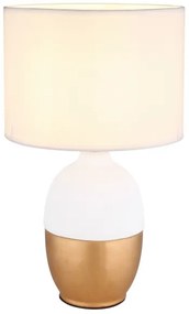 Lampă de masă VALENTINO 1xE14/40W/230V alb Globo 21627W
