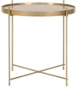 Măsuță de cafea rotundă aurie ø 48 cm Venezia - House Nordic