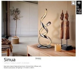 Veioza / Lampa de masa LED design decorativ Sinua SV-791052