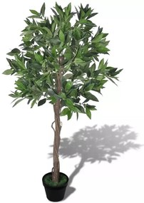 Planta artificiala in ghiveci Dafin cu aspect natural 120 cm