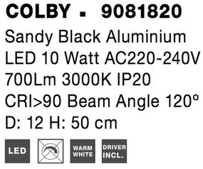 Lampa de masa LED design liniar COLBY