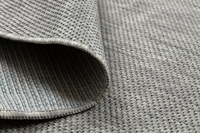 Covor SISAL SION cerc A5165A Melanj țesute plate gri