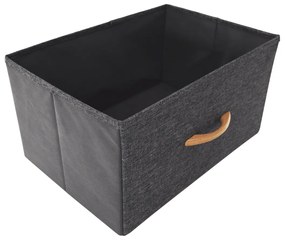 Comodă cu sertare din material textil PALMERA,negru