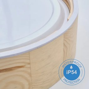 Plafonieră baie NATURAL 3xE27/15W/230V IP54 pin Ø 37 cm