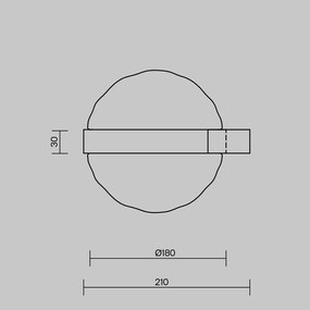 Aplica de perete LED, Sticla, Multicolor, Misterio