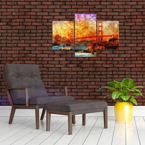 Tablou - Golden Gate, SanFrancisco, California (90x60 cm)
