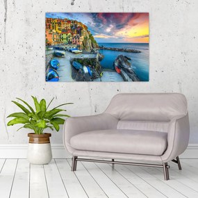 Tablou - Satul mediteranean (90x60 cm)