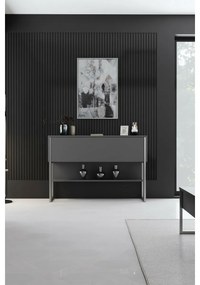 Comodă Luxe Anthracite and Silver