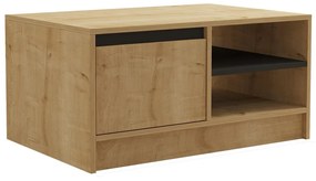 Set mobilier living Sunalerza (Stejar zafir + antracit). 1107149