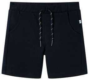 Pantaloni scurți pentru copii cu șnur, bleumarin, 140