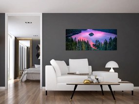 Tablou - Lacul Tahoe, Sierra Nevada, California, SUA (120x50 cm)