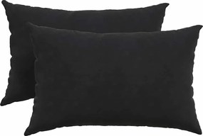 vidaXL Perne pentru canapea 2 pcs Negru 60 x 40 cm