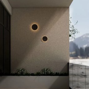 Aplica lumina ambientala pentru fatade IP65 ELLUX negru 13cm