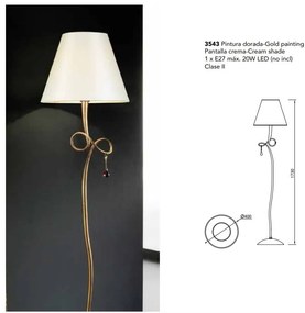 Lampadar, Lampa de podea design modern Paola