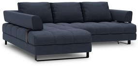 Coltar extensibil Clinton 5 locuri stofa L242