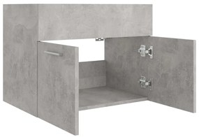Dulap de chiuveta, gri beton, 60x38,5x46 cm, PAL Gri beton, Dulap pentru chiuveta, 1