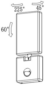 Top Light Faro C PIR - Proiector LED cu senzor FARO LED/15W/230V IP65 negru