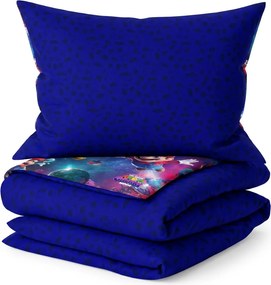 Lenjerie de pat 3D MARIO GALAXY colorata, 100% bumbac Dimensiune lenjerie de pat: 70 x 80 cm | 140 x 200 cm