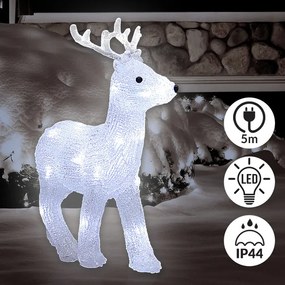 Deuba Cerbul de Crăciun cu iluminare LED