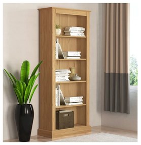 Bibliotecă în culoare naturală din lemn de pin 181x31 cm Mille – Støraa