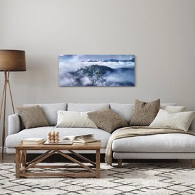 Tablou pădurii în ceață (120x50 cm)