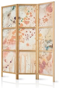 Paravan japonez - Colourful Dots - pastel spots creating an abstract composition