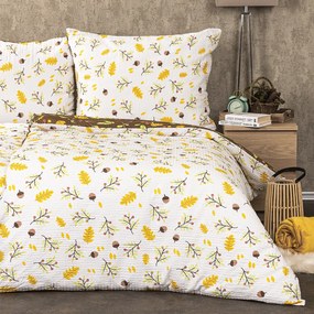 Lenjerie de pat bumbac creponat  4Home Toamnă, 140 x 200 cm, 70 x 90 cm