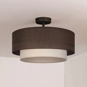 BRILAGI - Plafonieră LED BOHO ECO 1xE27/10W/230V Ø 40 cm maro/crem