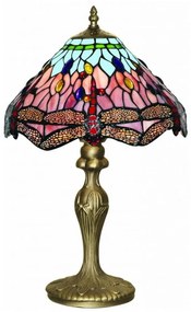 Lampă de masă Tiffany Searchlight EU1287 DRAGONFLY 1xE27/60W/230V