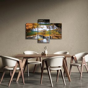 Tablou - Cascada Huay Mae Khamin, Thailanda (90x60 cm)