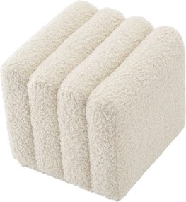 Taburete design LUX Bente, faux shearling 115489 HZ