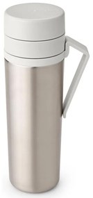 Sticla thermos Brabantia Make&Take 1008488, 500 ml, Perete dublu, Fara BPA, Argintiu/Gri deschis